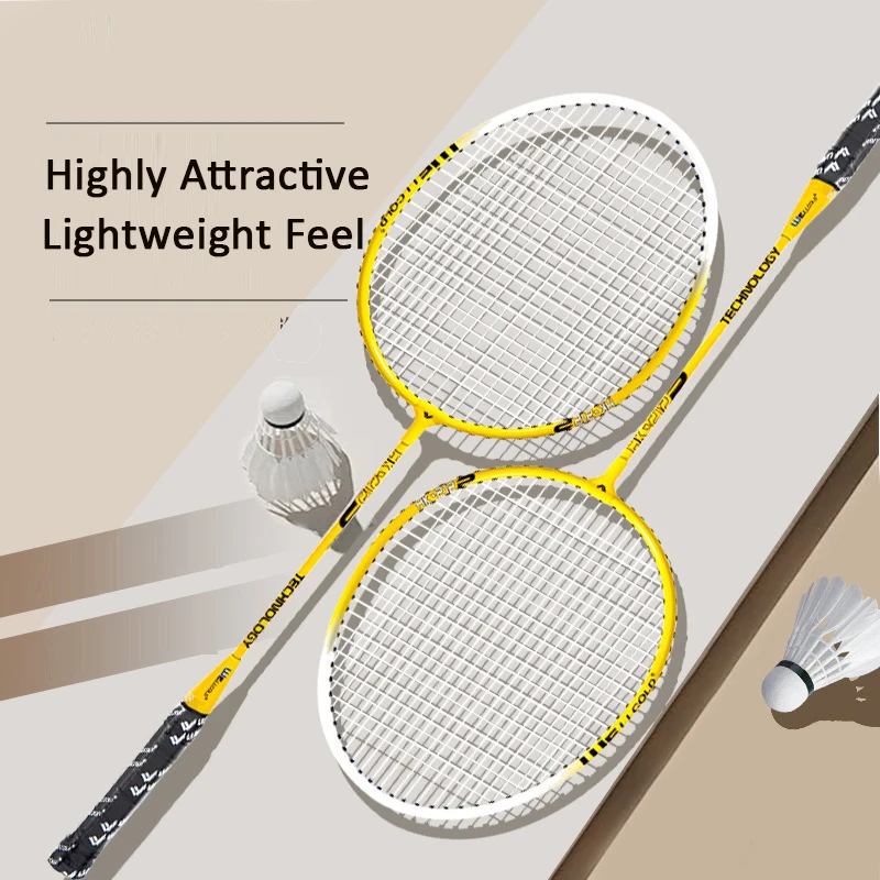 

Ultra-light Monoco Aluminum Alloy Badminton Racket Professional Badminton Raet Offensive And Defensive Durable Badminton Racket
