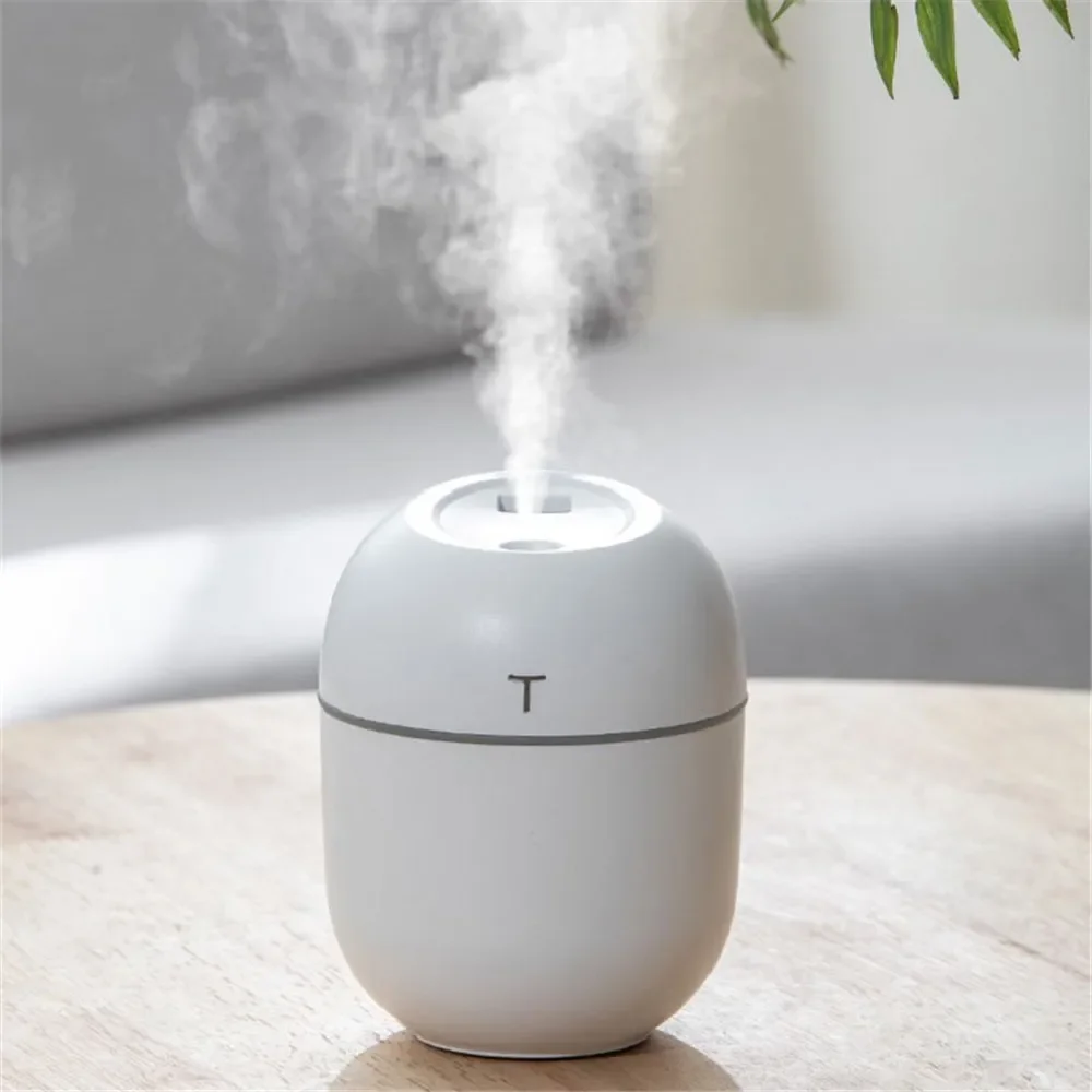 220ML Mini Electric Ultrasonic Air USB Humidifier Aroma Machine Low Noise - Home Oil Filter