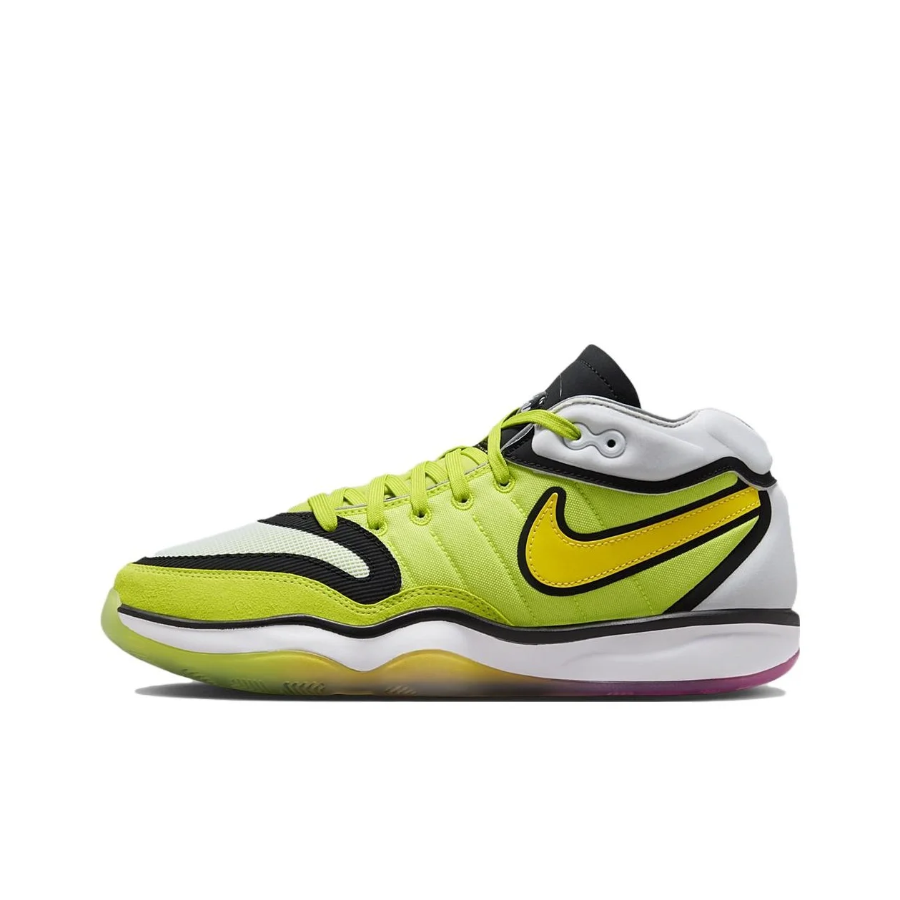 Nike Air Zoom GT Hustle Basketball Shoes Unisex Mid Top Yellow DJ9404-300
