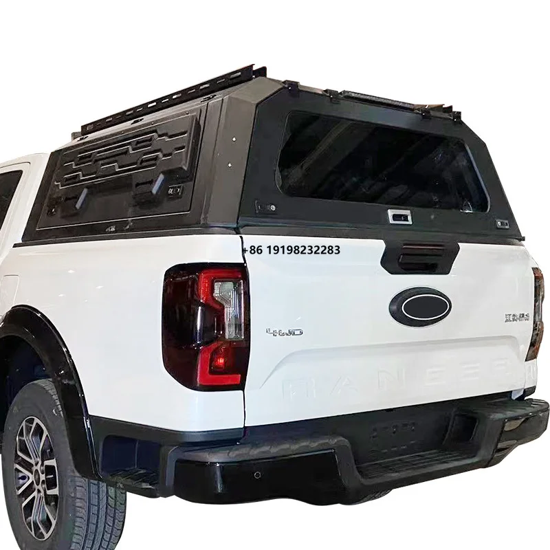 

Pickup Canopy Camper Hardtop Truck Topper Bed Cap Aluminium Canopy for Ford Ranger Gladiator Canopy Camper for 2022 Ranger