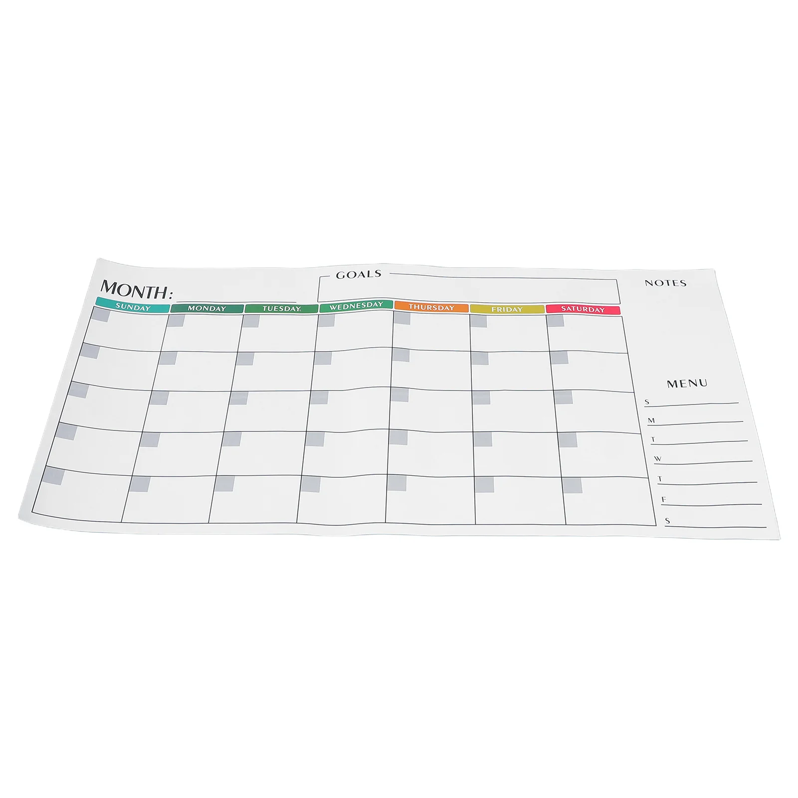 

Reusable Wall Calendar Minimalist Daily Weekly Planning Dry Erase Monthly Family Office Organizer White Paper Calendar