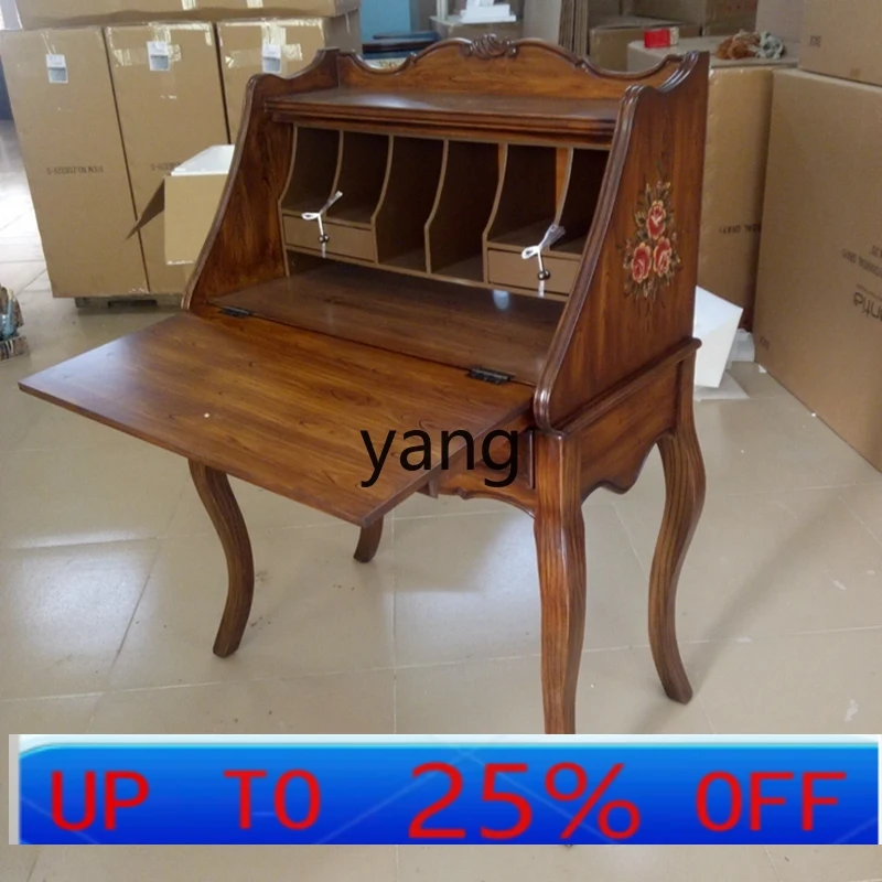 

LH makeup table solid wood dressing cabinet classical secretary cabinet desk