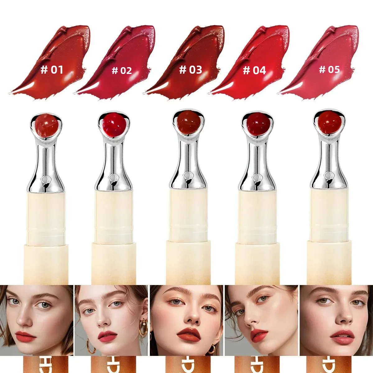 Matte vloeibare lipcrème Waterdicht Langdurig Niet-overdracht Fluwelen lippenstift Gladmakende hydraterende glans Verbergen liplijnen