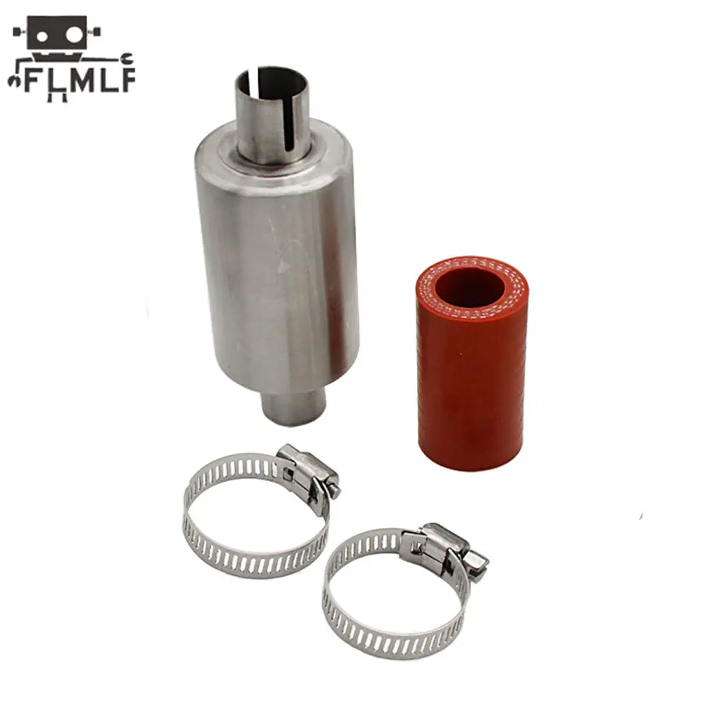 1/5 Rc Boat Metal Muffler Pipe or Exhaust Pipes Kit for BWS RCMK QJ Zenoah CY Marine Engine Parts