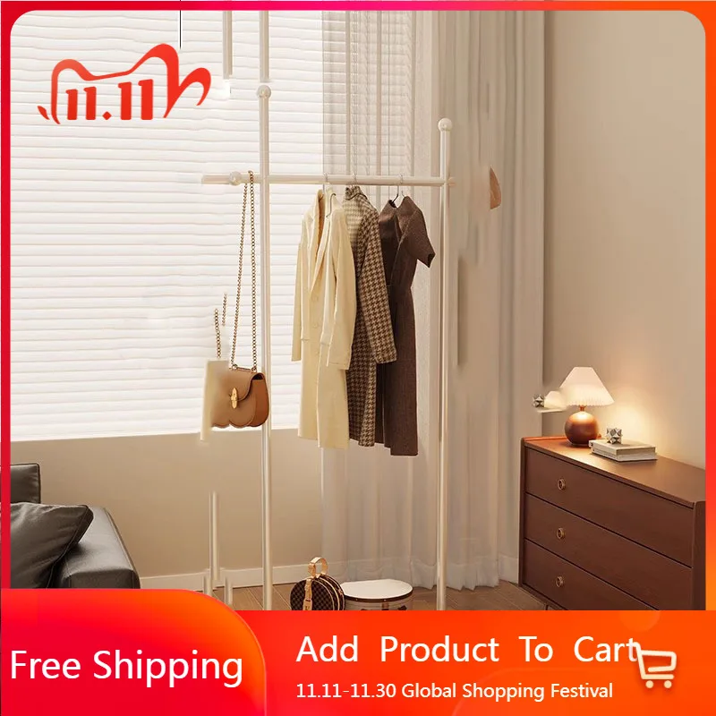 

Indoor Standing Coat Racks Garment Hall Tree Organizer Metal Display Coat Racks Space Saving Floor Perchero Trendy Furniture