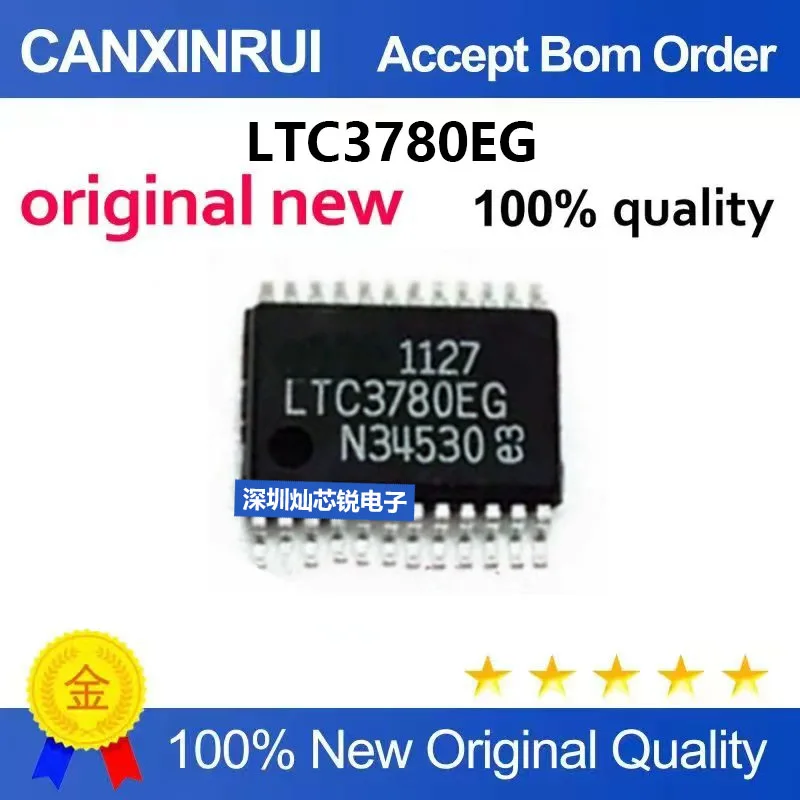 (5-100pieces)Brand New Original LTC3780 LTC3780EG LTC3780IG SSOP24 Switching Voltage Regulator Controller IC