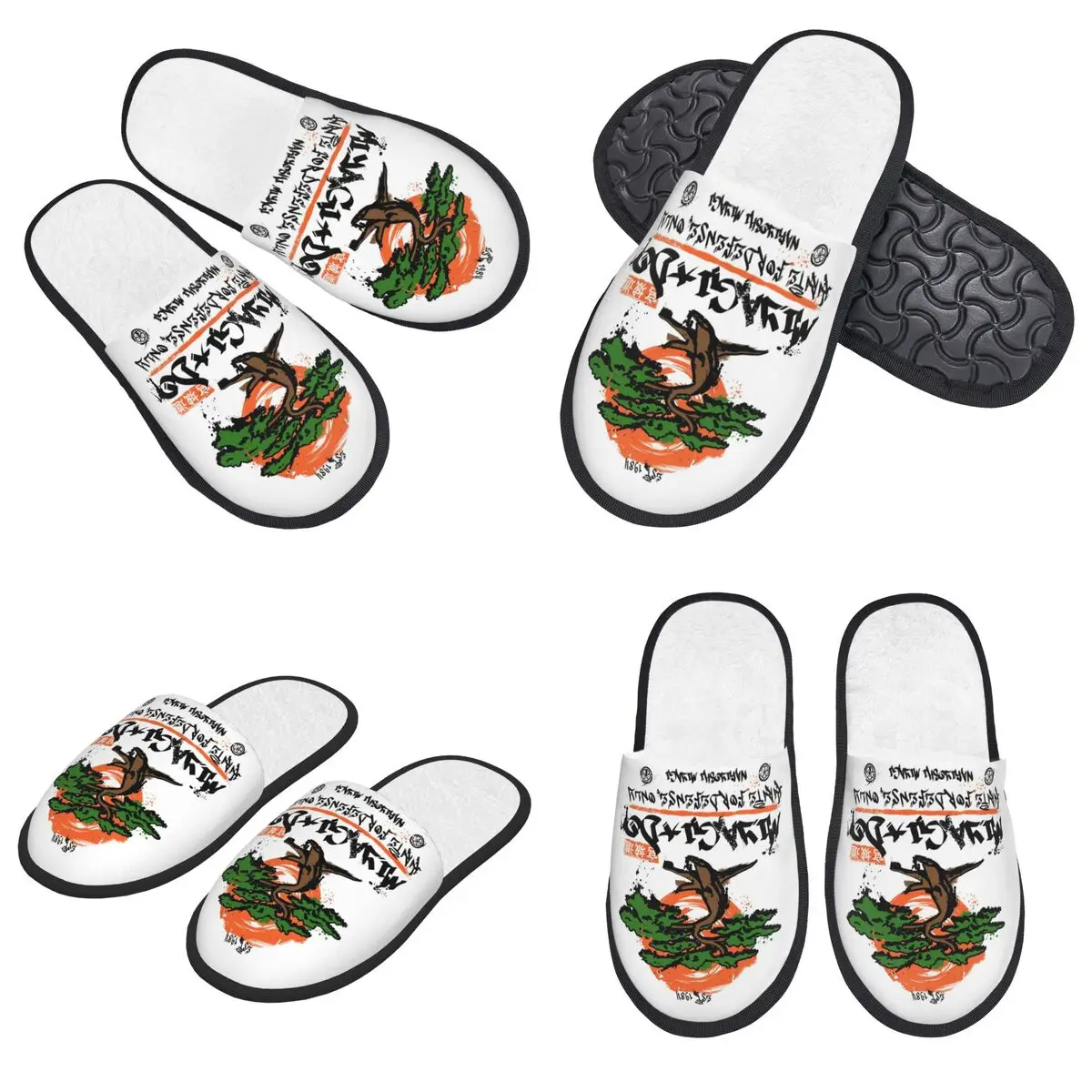 شباشب مياجي دو كاراتيه مخصصة من رغوة الذاكرة دافئة وناعمة للنساء شبشب منزلي أحذية مريحة للاستخدام الداخلي