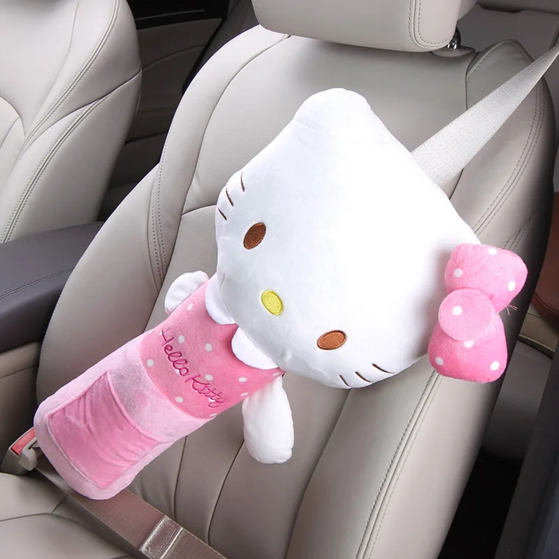 

Car Seat Belt Shoulder Protector Extended Children's Cartoon Travel Sleeping Artifact Pillow Cover Headrest