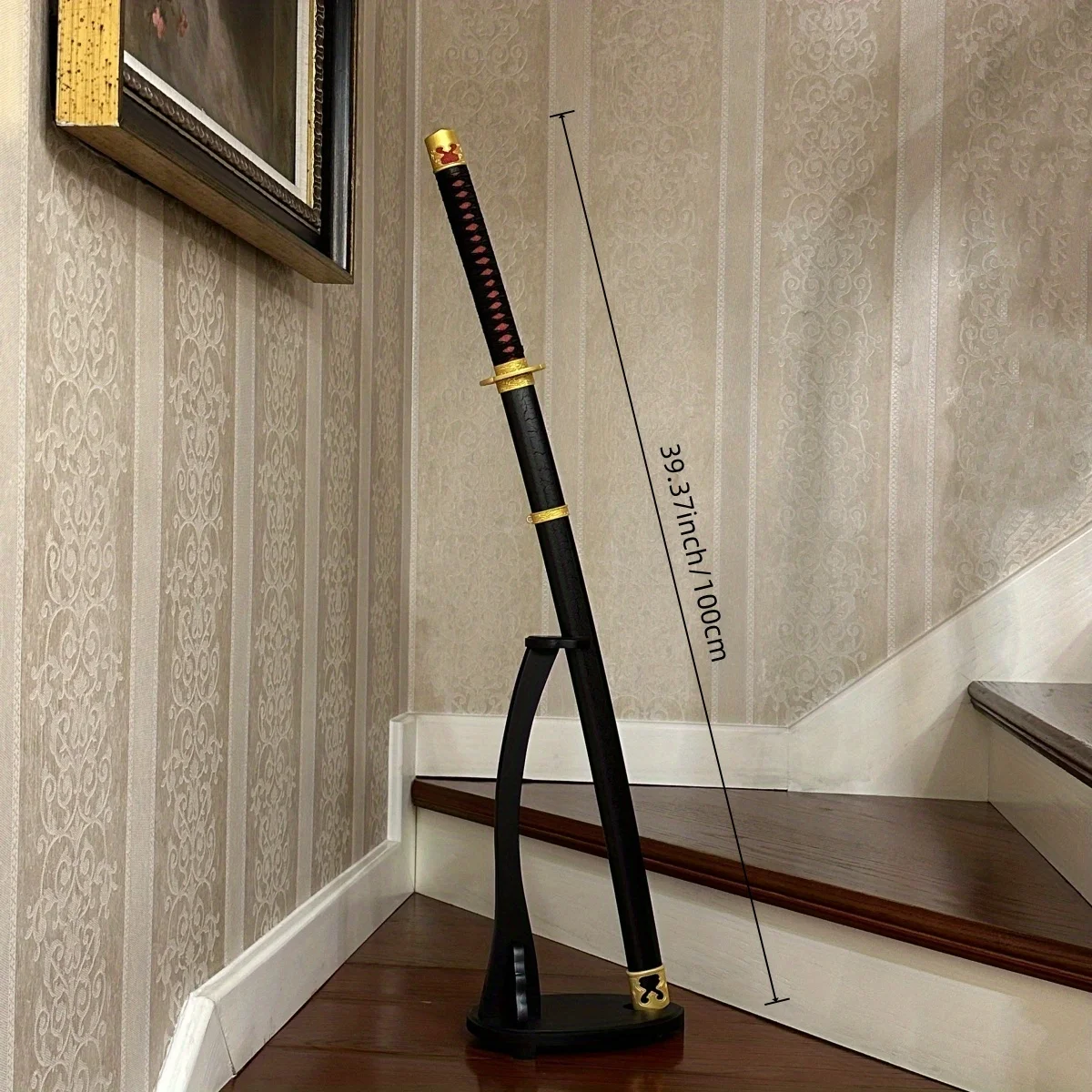 39,3-calowy drewniany miecz katana Elden Rivers of Blood, oryginalny szabla samurajska, nóż ninja, katana, szabla, akcesoria do cosplay, rekwizyt, zabawka