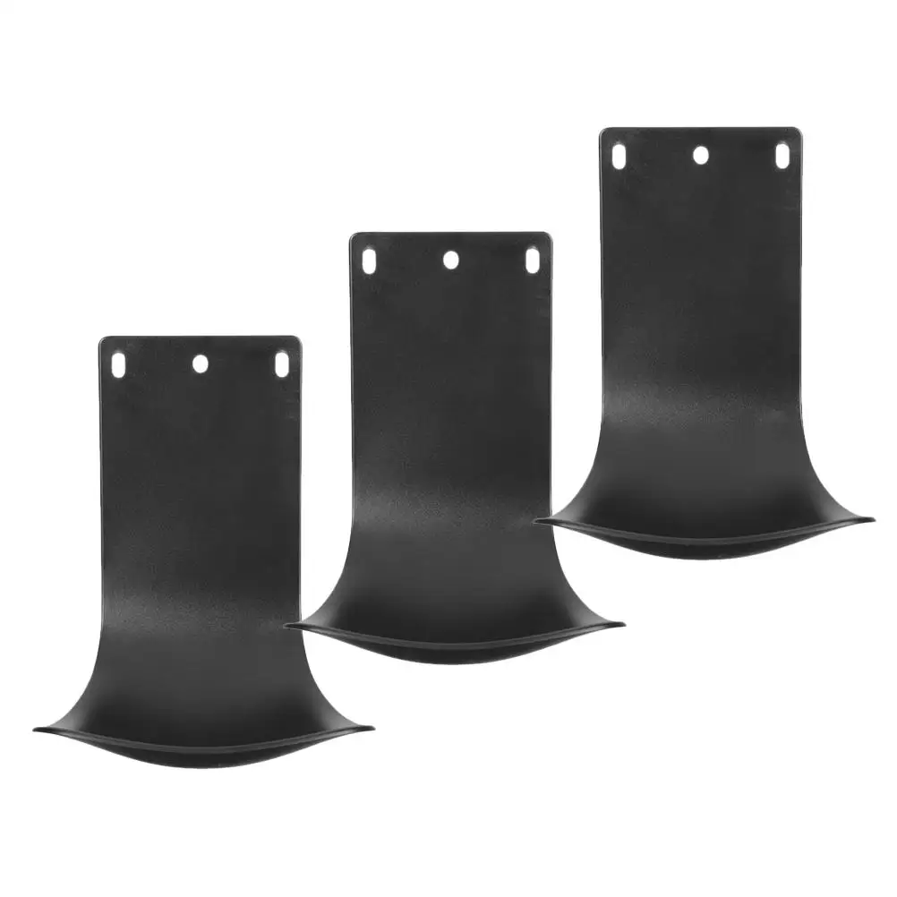

3 Pcs Wash Phone Drip Tray Hand Soap Dispenser Electric Catch Tray Shower Containers Wall Mount Black ABS Plastic Portable Non