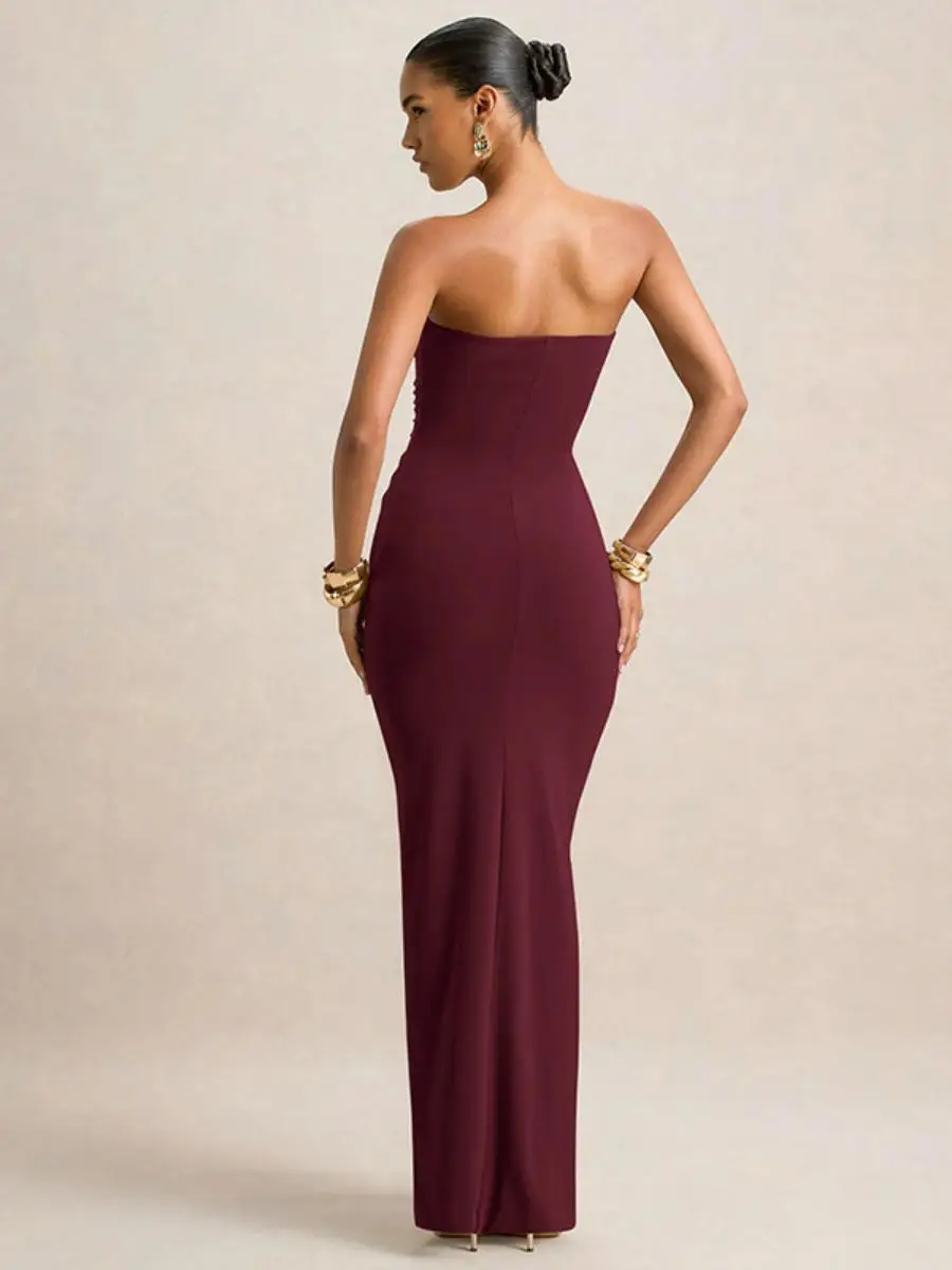 Nouveau C25DS236 femmes longue coupe ajustée chérie plissée Wrap Svel Dr couleur Pure automne Faion t-shirt Ratels Dr