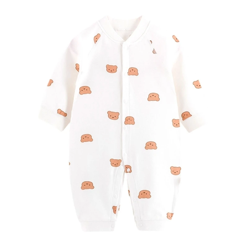 Cartoon Bear Jumpsuit Anti-Static Baby Romper Bodywear Outfit Infant Shower Gift