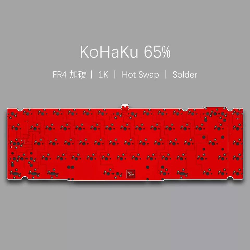 Hotswap PCB for Singa Kohaku Keyboard RGB Underglow