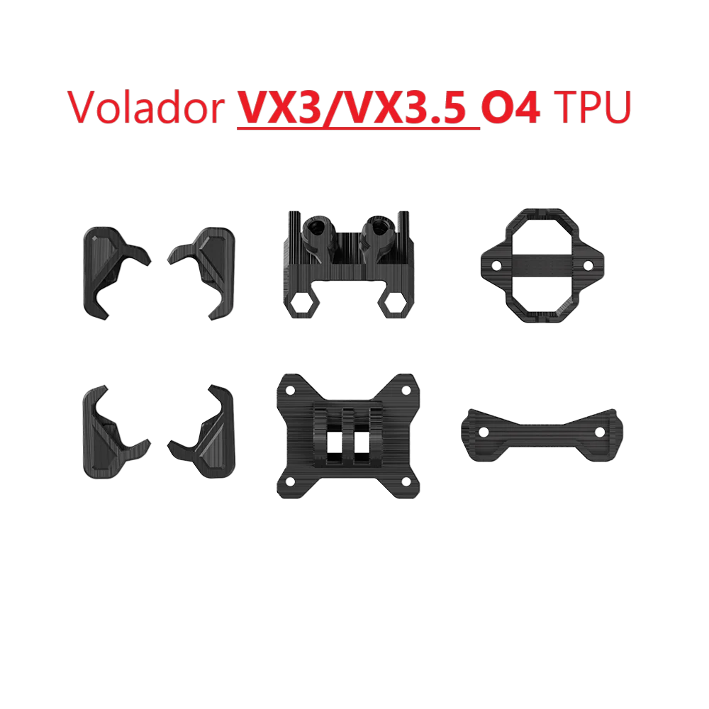 FlyFishRC Volador VX3/VX3.5 O4 Pro FPV-frame 3 3,5 inch Compatibel met DJI O4 Air Unit Pro voor FPV RC Freestyle Quadcopter Kit - afbeelding 1
