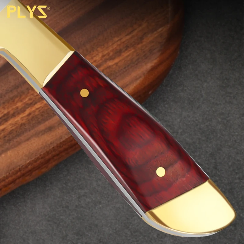 PLYS - Outdoor knife handlebar meat knife dinner knife portable fruit knife barbecue knife sharp high hardness small machete