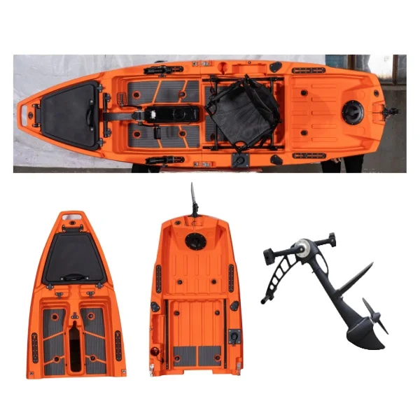 

Best Fishing Kayak 2025 Experienced 10ft Rotomolding Pedal Drive Plastic Fish Kano Canoe Chinese Factory Install Nativ Rudder