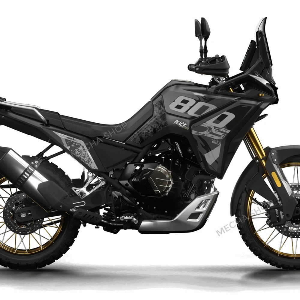 

3D Resin Motorcycle Tank Pad Stickers Tank Protection Decals Ice Storm Waterproof For Voge Valico 800DSX Rally 2025 2026