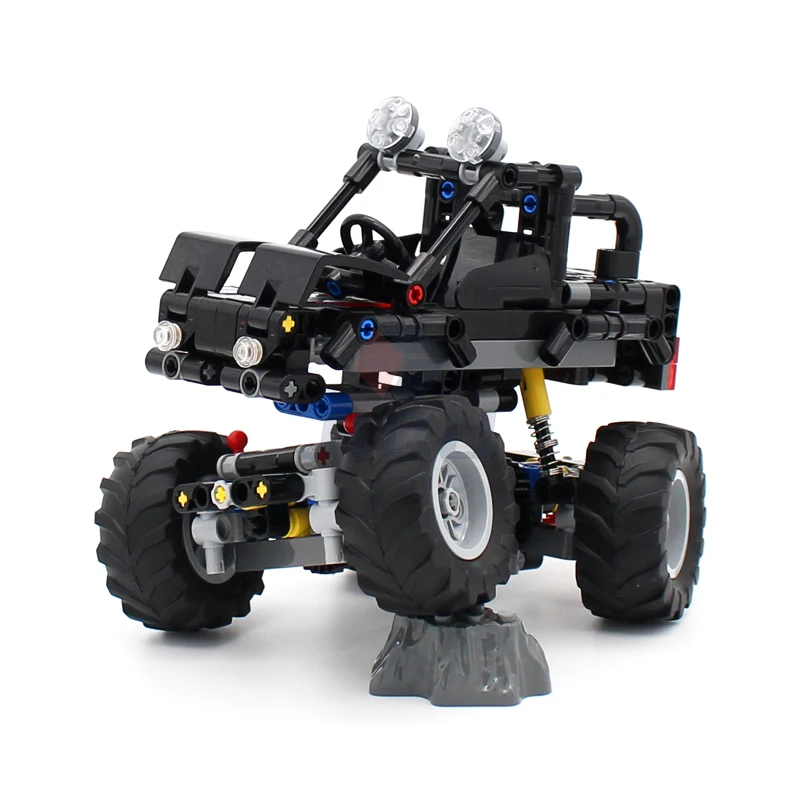 367 Pcs High-Tech MOC Mini Off-Road Vehicle Monster Truck Model Set Building Blocks Technical Buggy Bricks Car Toys Gift for Boy