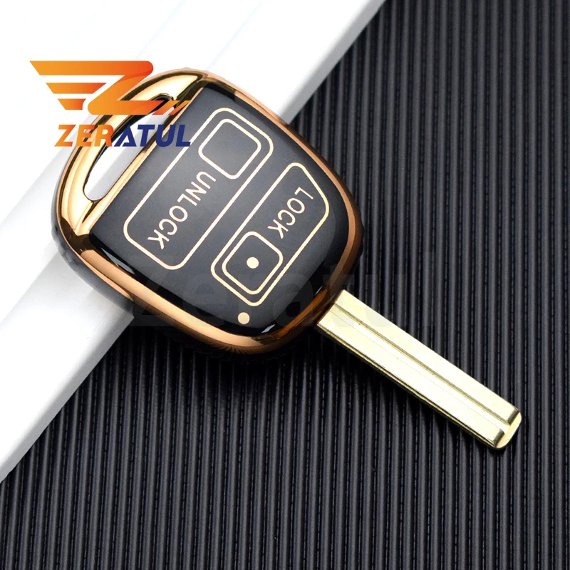 For Lexus ES GS LS IS RX SC LX RX400h ES330 RX330 GS300 GS430 For Toyota Land Crusier FJ Cruiser TPU Car Key Case Cover