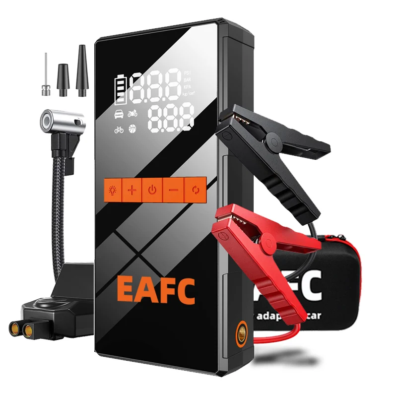 5000A Auto Startkabels Powerbank Draagbare 150PSI Luchtpomp Autoaccu Noodstartapparaat Starttoestel Auto Starter 2025