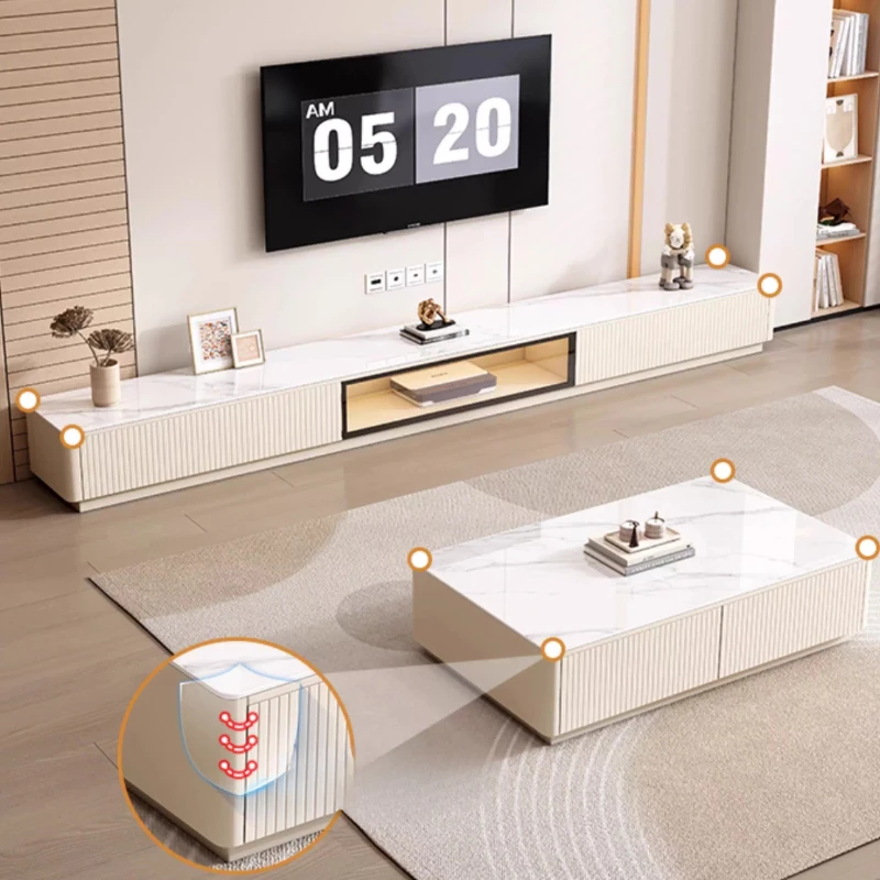 مكبر صوت خشبي حامل تلفاز وحدة تحكم ترفيهية جدار غرفة المعيشة طاولة تلفاز أفلام جمالية Suporte Para Tv أثاث على الطراز الصيني #5