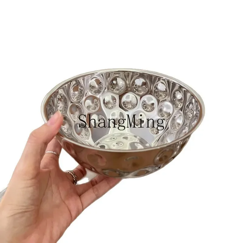 Picture 4: CLL Stainless Steel Salad Cooking Basin Dishes Washing Vegetables and Noodles Beating Eggs Household Kitchenware