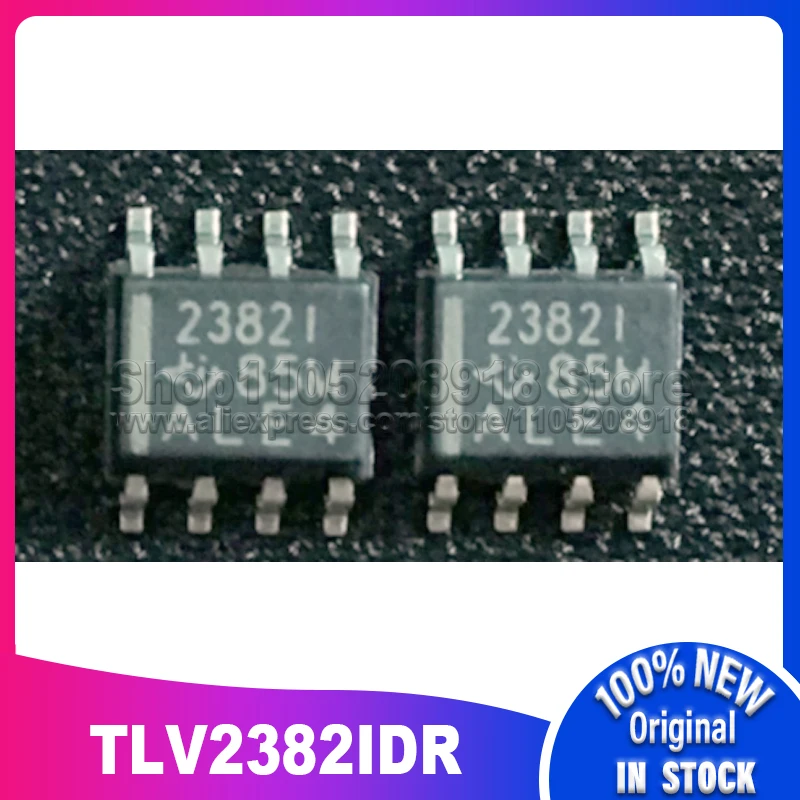 10PCS/LOT TLV2382IDR TLV2382ID TLV2382I 2382I SOP-8 100% New Spot stock