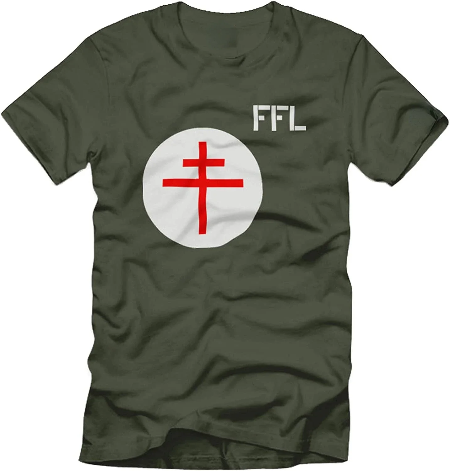 France Forces Francaises Libres FFL France Libre WWII Men T-Shirt Short Sleeve 100% Cotton Daddy Shirts