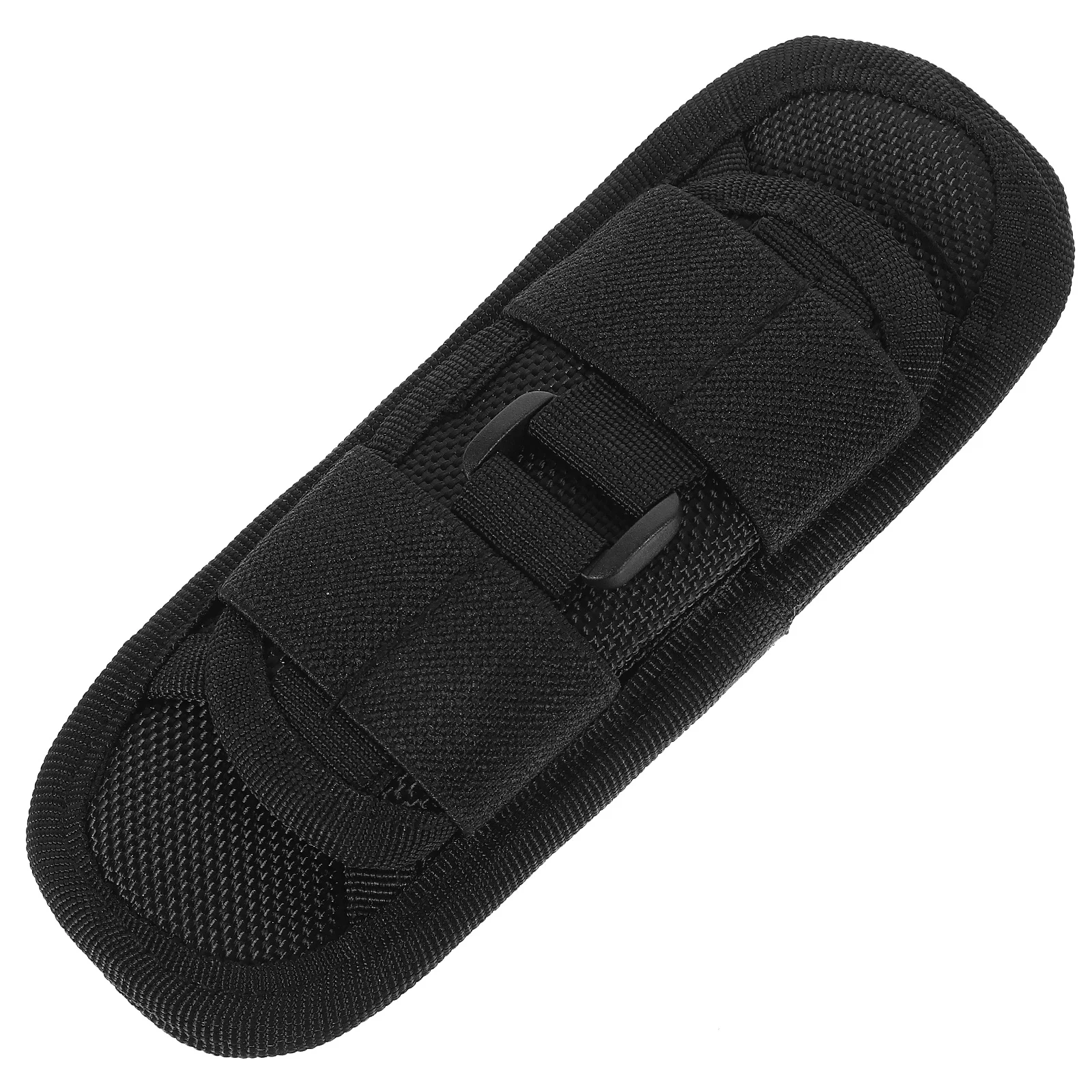 

Flashlight Pouch Black 5.4X4.6X15Cm Nylon Durable Belt Clip Outdoor Camping Hiking Hunting Gear Case Carry Pouch