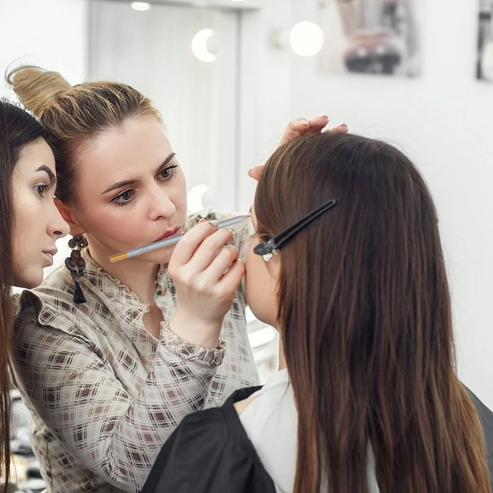 

5Pcs Eyebrow Liner Pencils Sharpener Included Multiuse Brow Pens for Eye Makeup Compact Design Travel Friendly Beauty Tools