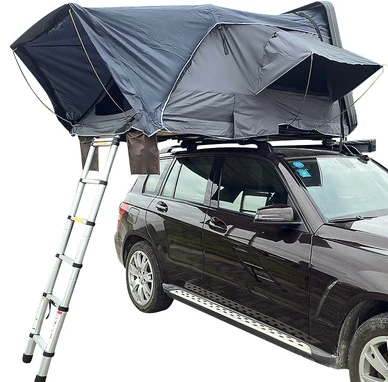 

ABS Shell Hard shell car roof tent 280G polyester cotton 1.6M automatic outdoor station wagon self-driving box