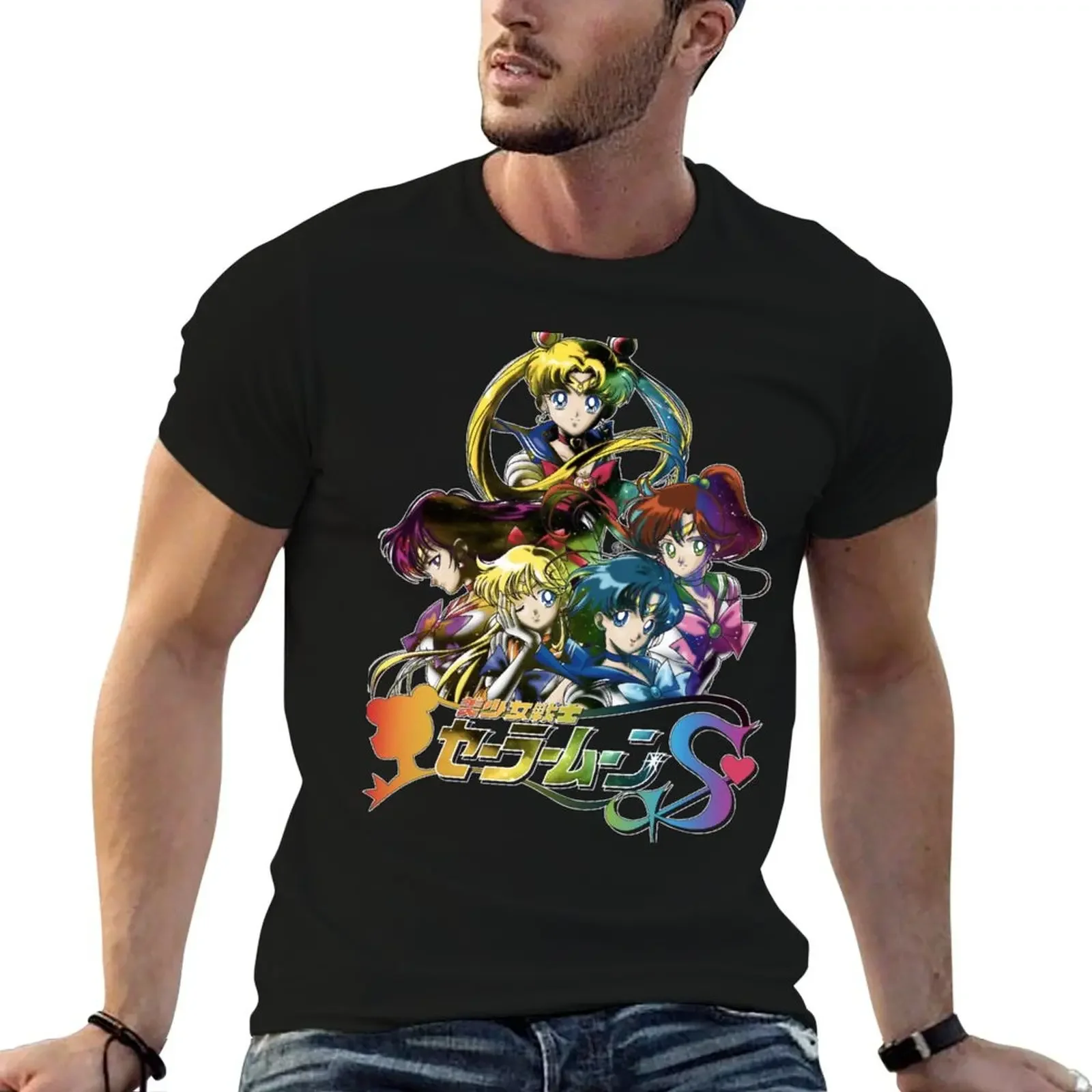 Super S - the 2022 edit. T-Shirt sweat vintage anime shirt sports fans plus size clothes t shirts for men pack