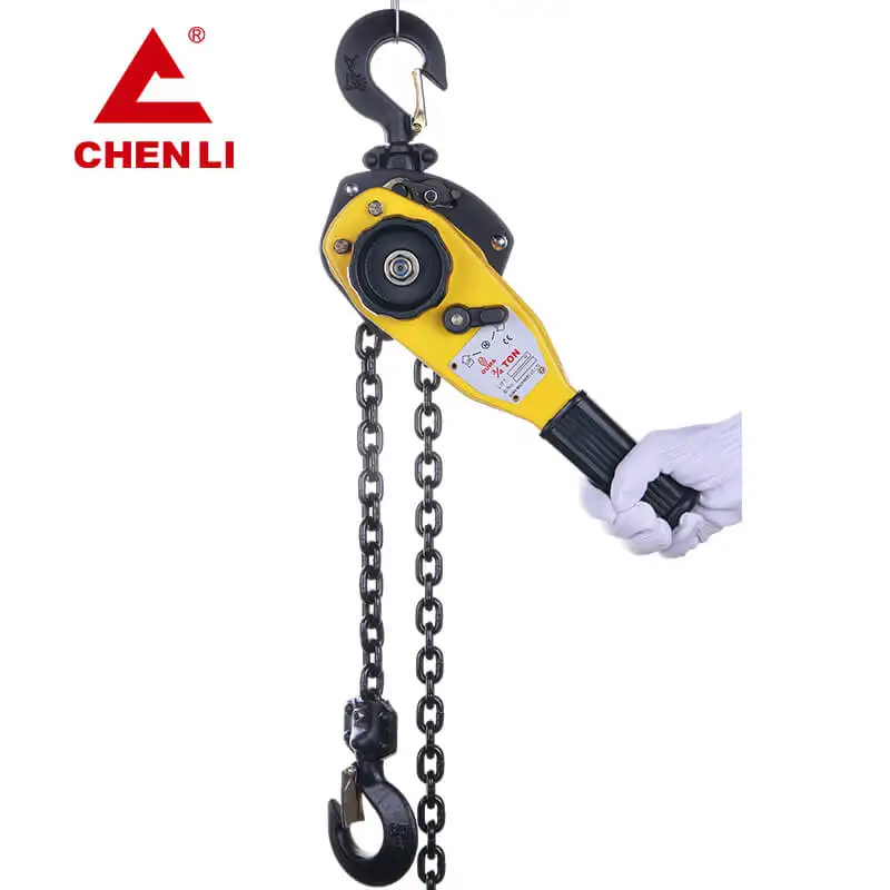 

Hand Operated Hoisting Equipment Manual Lever Hoist 0.75 Ton- 9 Ton Chain Block Lifter
