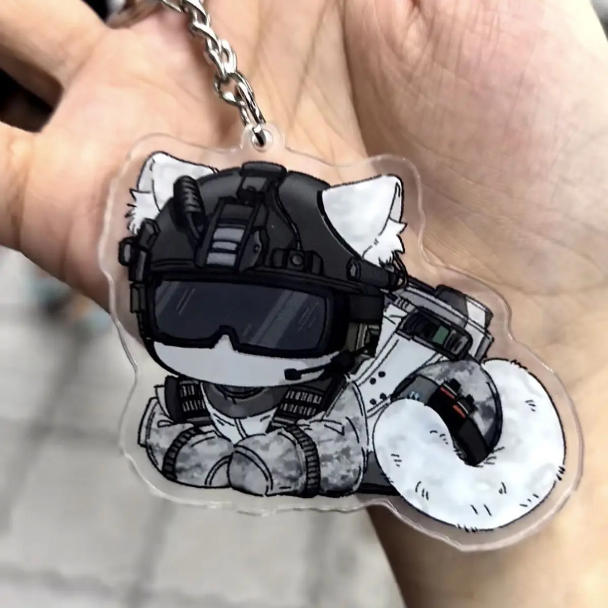 Warrior Calling Anime Keegan Acrylic Keychain Pendant for Fans and Collectors Accessories Bag Charms Keyrings Jewelry Game Gifts