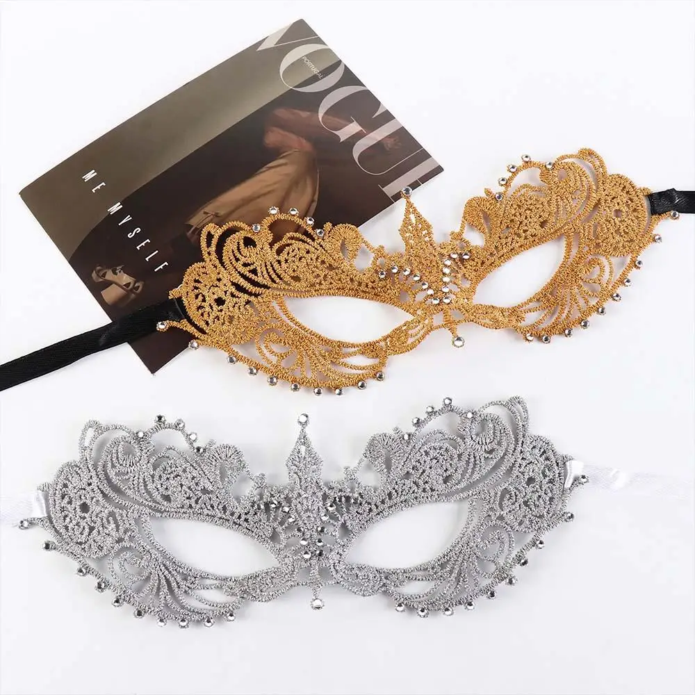 Disfraz para niña, mascarada, espectáculo de lujo, regalo, carnaval, Cosplay, accesorios de baile, máscaras de baile, mascarada de encaje, máscara de Venecia, suministros para fiestas