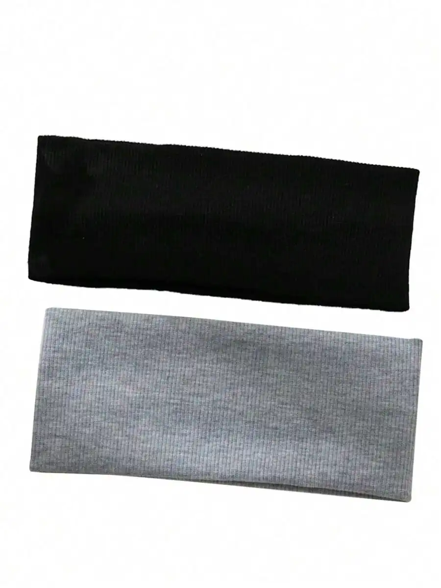 

6pcs Womens Solid Color Fabric Headbands For Daily Wear Casual Hair Accessories