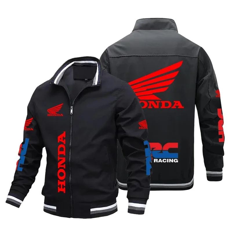 2025 nouveau mode Honda Red Wing HRC Racing Logo impression veste hommes femmes vêtements veste décontractée lâche Honda éq