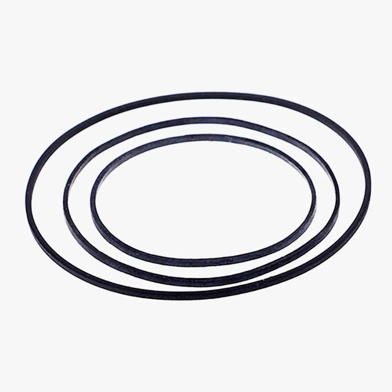 30pcs Mixed Cassette Tape Belt Machine Recorder Rubber Belts 1x1mm 0.7x0.7mm CD DVD Assorted Belt for Repair Maintenance