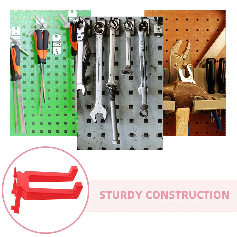 2Pcs Car Wash Tool Pegboard Hooks Plastic Heavy Duty Spray Bottle Organizer Easy Install Garage Storage System