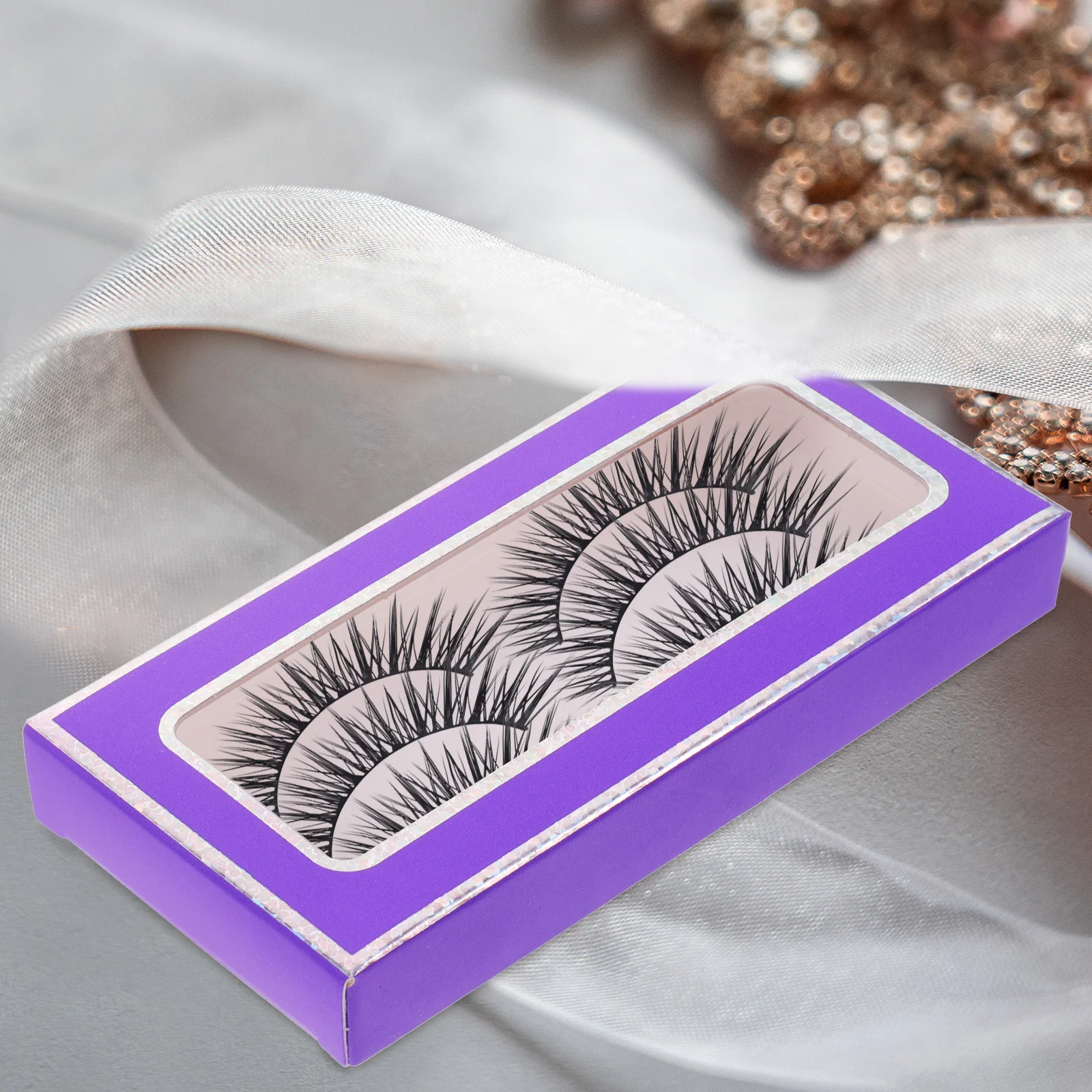 Scatola per esposizione di punte da 12 pezzi Custodia vuota per unghie finte Stampa portatile sulle unghie Organizzatore Contenitore per unghie finte con superficie liscia per