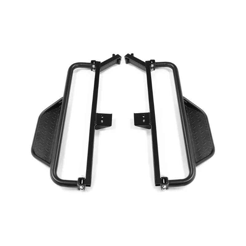 

KUAFU Nerf Bars Running Boards Compatible with 2018 2019 Club Car Onward Golf Carts Drop Down Side Step with Step Brackets