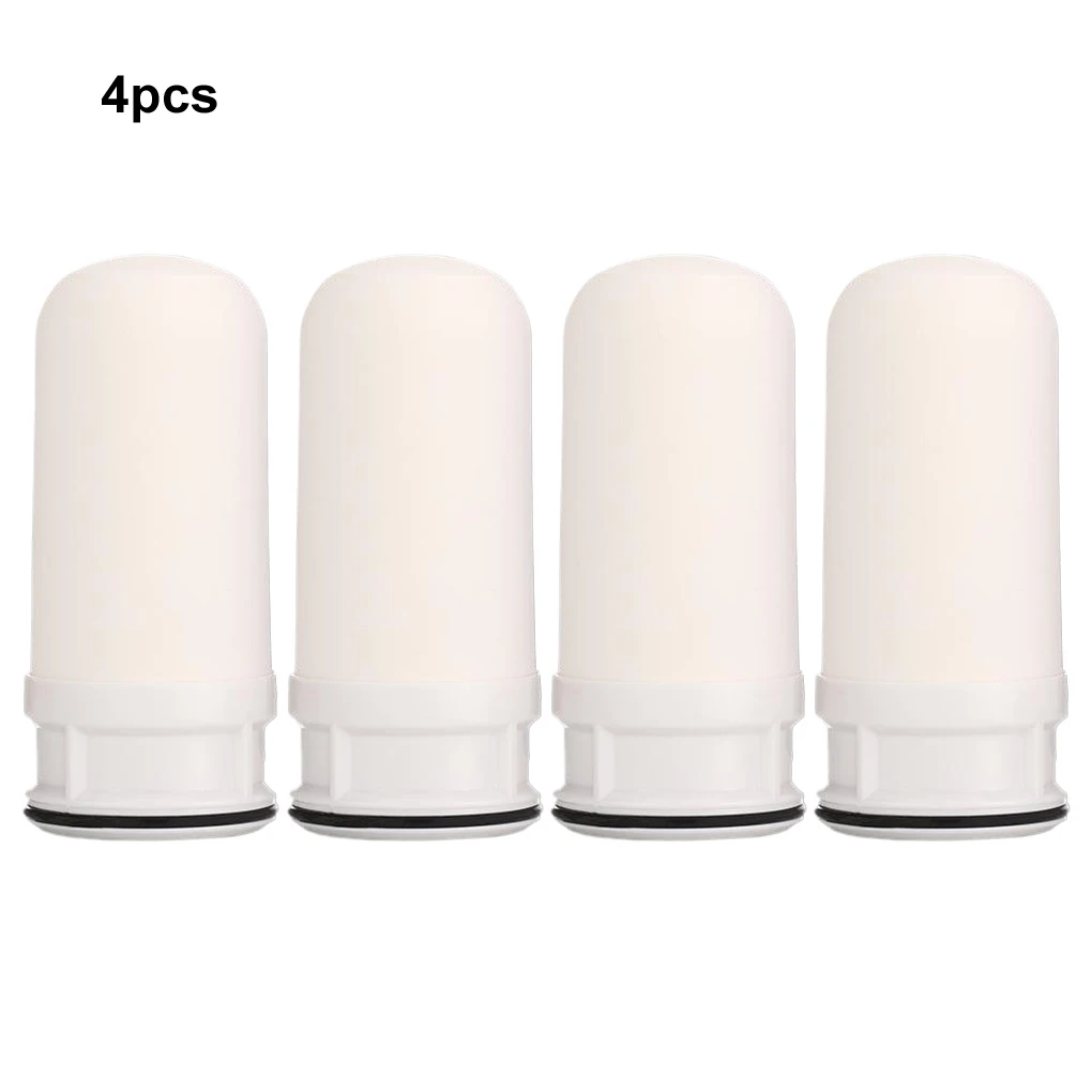 4 pçs cartuchos de filtro de água para torneira da cozinha montado purificador de água de carbono ativado filtros de água