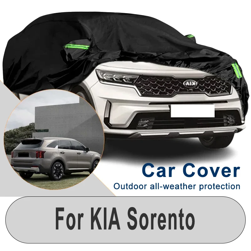 

Snowproof Dustproof Car Cover for KIA Sorento - Winter Summer Outdoor Waterproof Sunproof Auto Protection Accessory