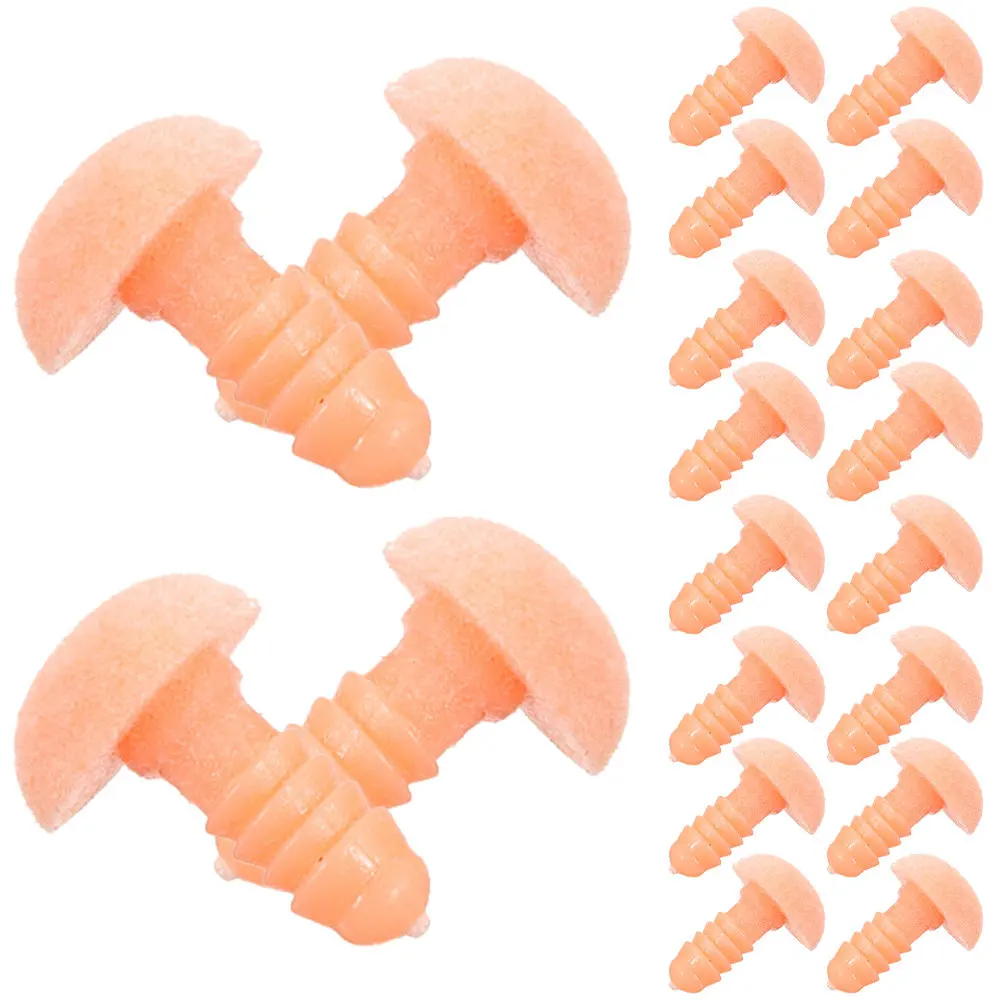 

20Pcs Heart Shaped Safety Nose Set for Stuffed Animals Lightweight Resin for DIY Crochet Craft Supplies and Handmade Projects