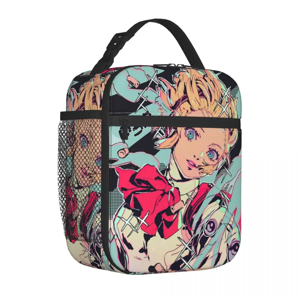 Aigis P3R Insulated Lunch Bag High Capacity Personas 3 Anime Reusable Cooler Bag Tote Lunch Box Beach Travel Men Women