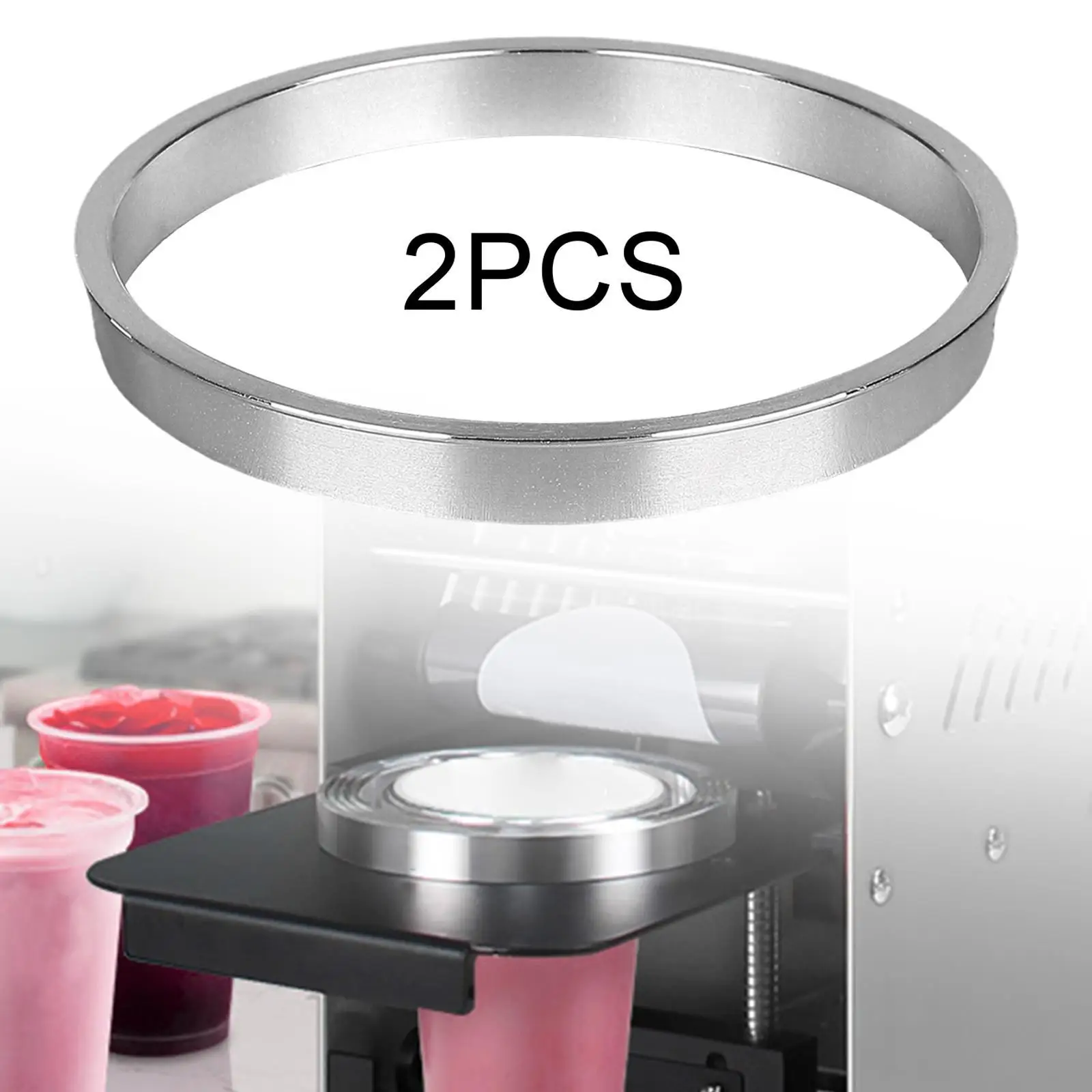 

Cup Sealer Machine Rings Aluminum Gasket Automatic Bubble Tea Sealer Replacement for Milk Tea Shop