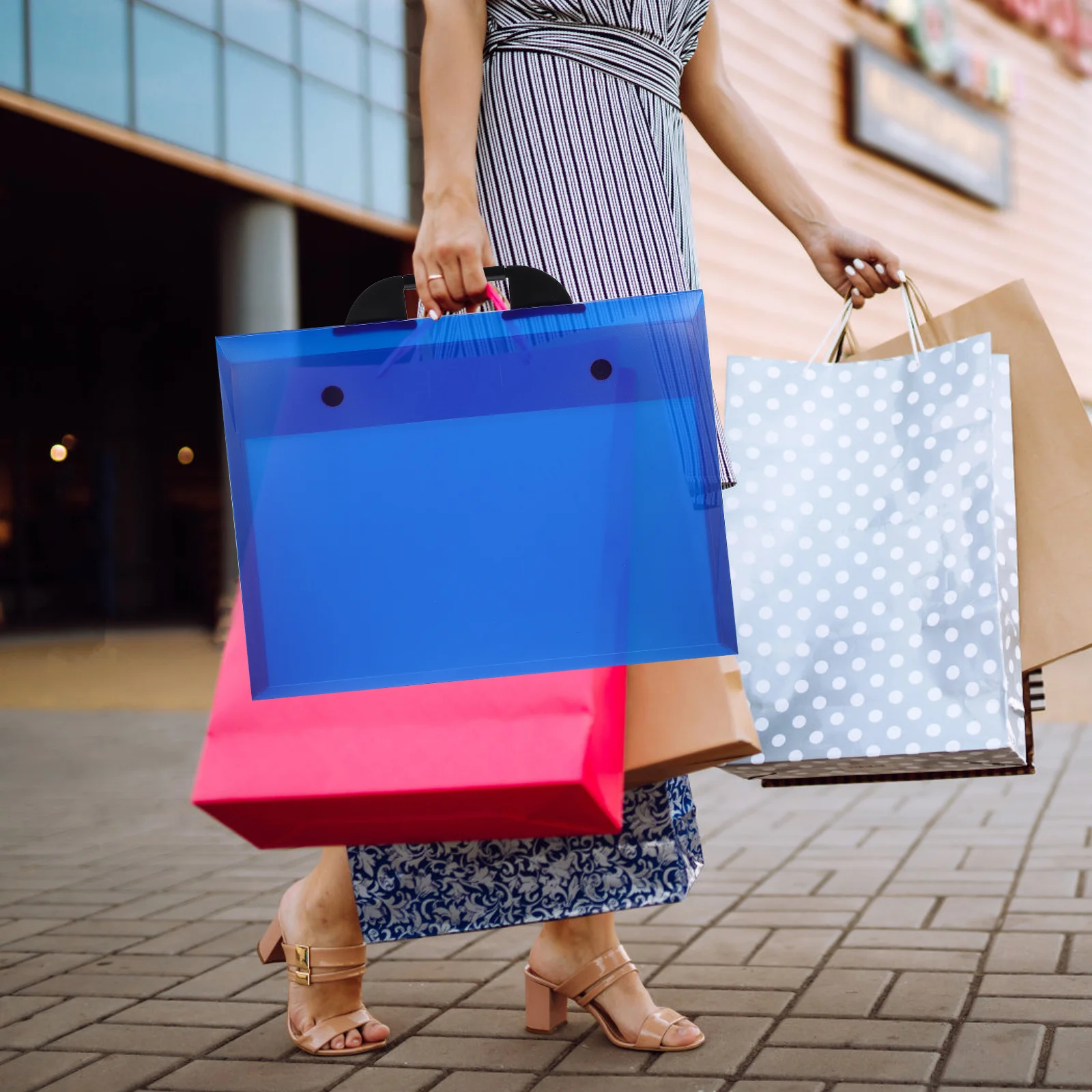 

A3 Художественный портфель Пластиковый пакет Ручная водонепроницаемая папка Портативный портфель для рисования и рисования Органайзер для документов