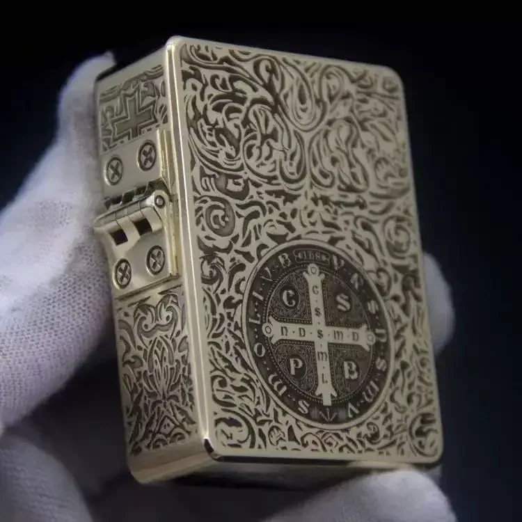 Armor Shield Zorro 915s verdikt diep gesneden diep origineel koper messing persoonlijkheid winddicht lichtere mannen cadeau roken