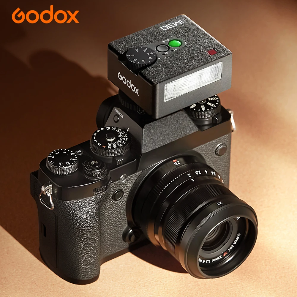 Godox iM30 Mini Portable Flash for Various Camera Models Output Levels 1/64 to Full for Godox iFlash Camera Outdoor