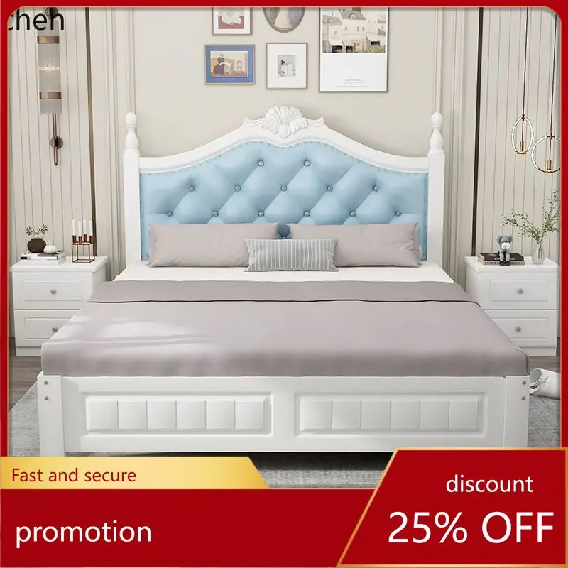 HXL Solid Wood Bed Frame Structure Adult Bed home decor